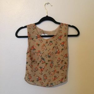 Urban Outfitters Floral Crop Top